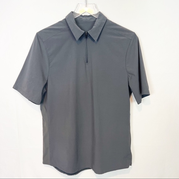 lululemon athletica Other - Lululemon grey half zip polo short sleeves S